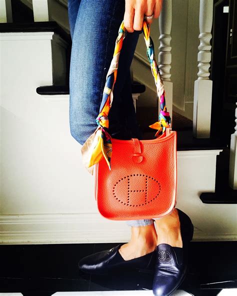 styling an hermes scarf|hermes twilly scarf on bag.